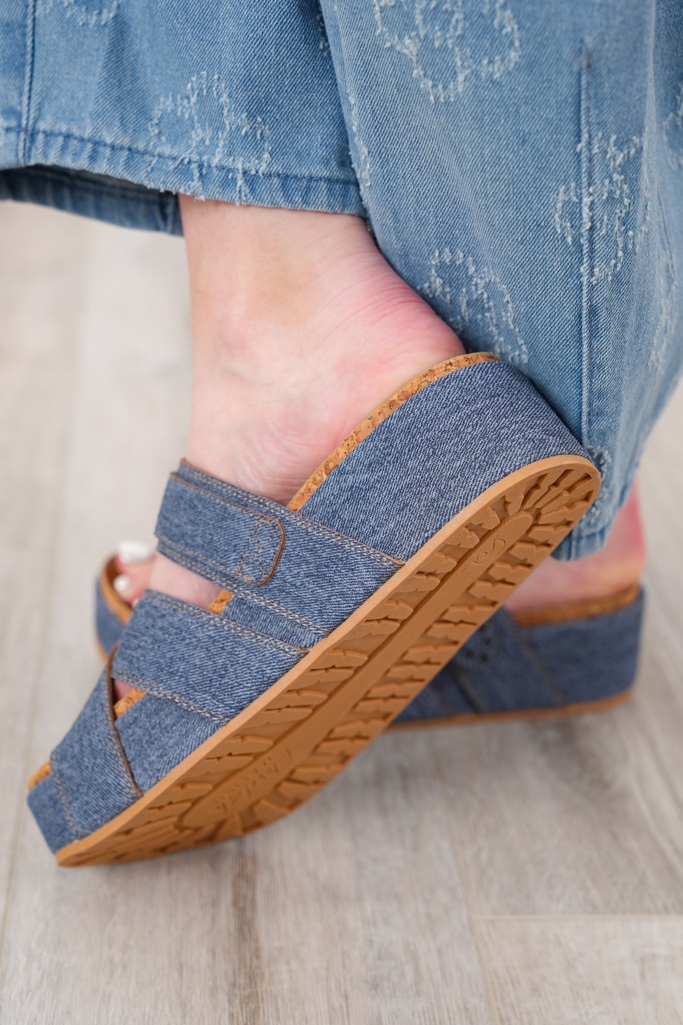 Restock! Blowfish Platform Slide Sandal with Wide Crisscross Straps