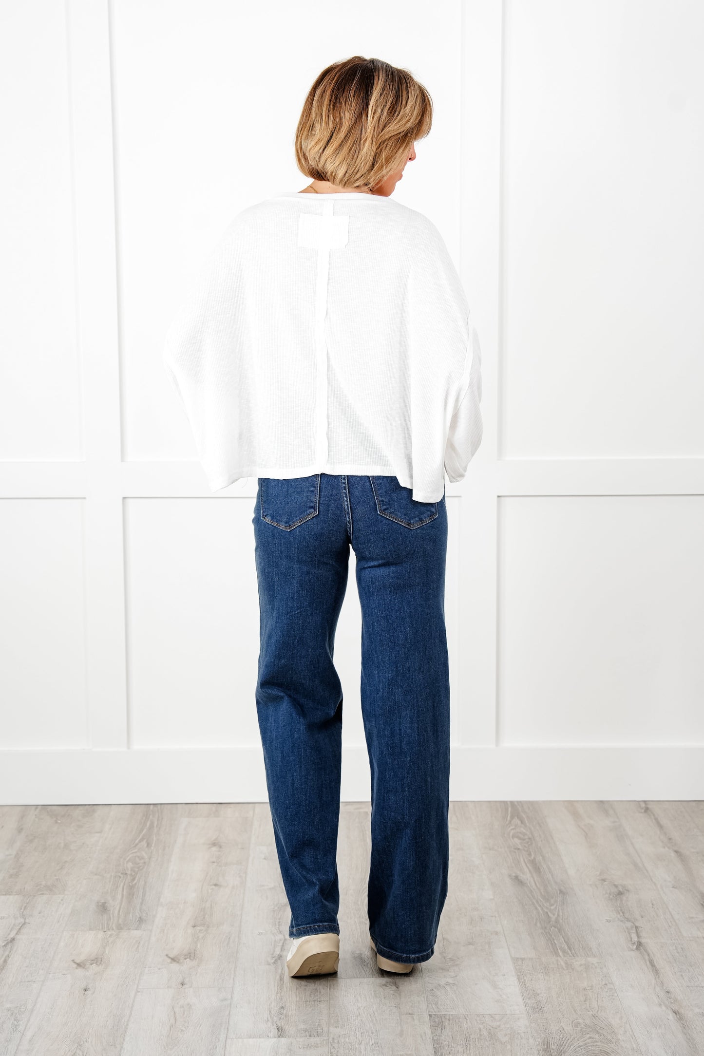Judy Blue High Rise Medium Wash Vintage Wide Leg Jeans