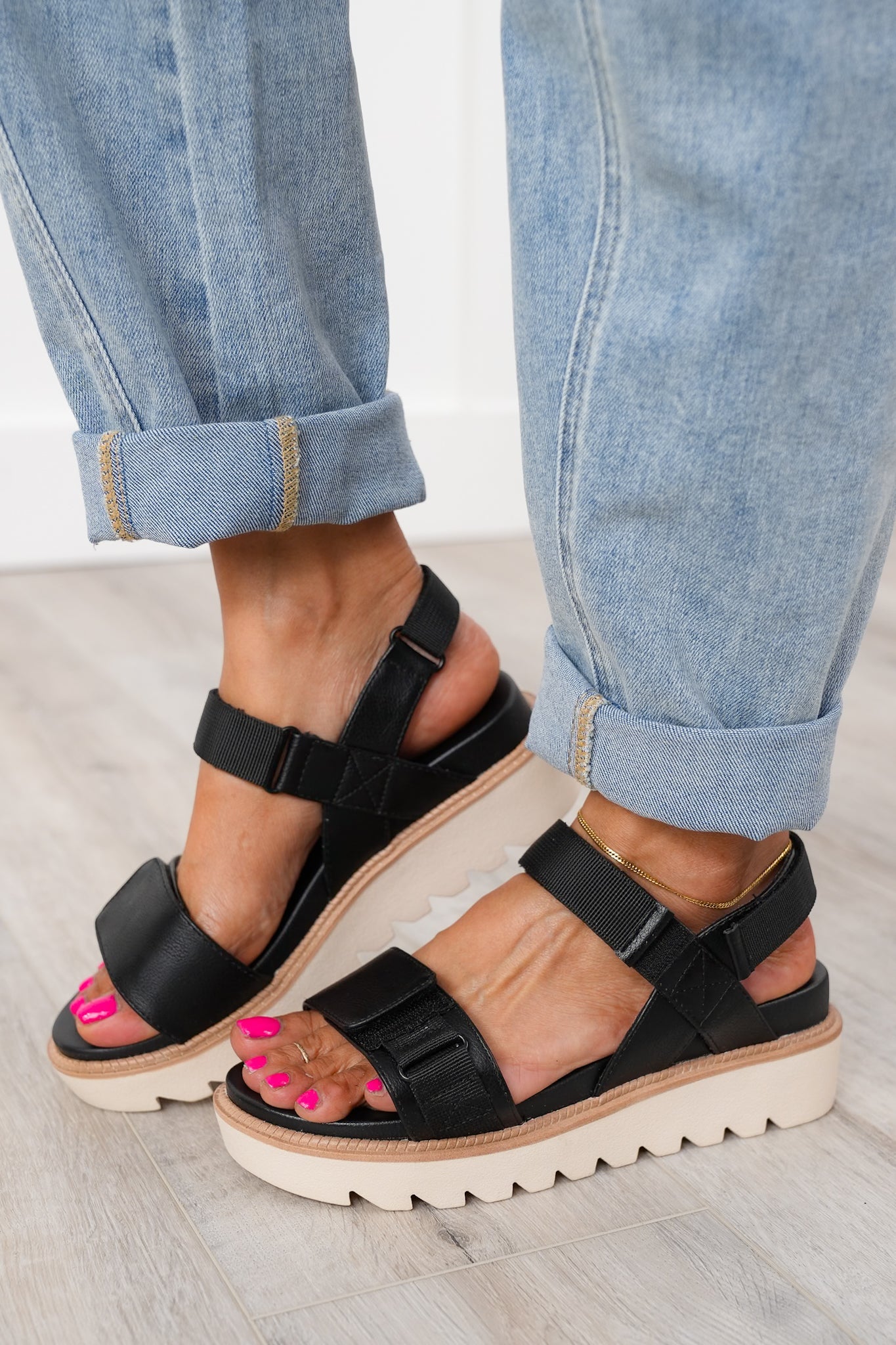 MIA Stylish Platform Sandal with Adjustable Straps