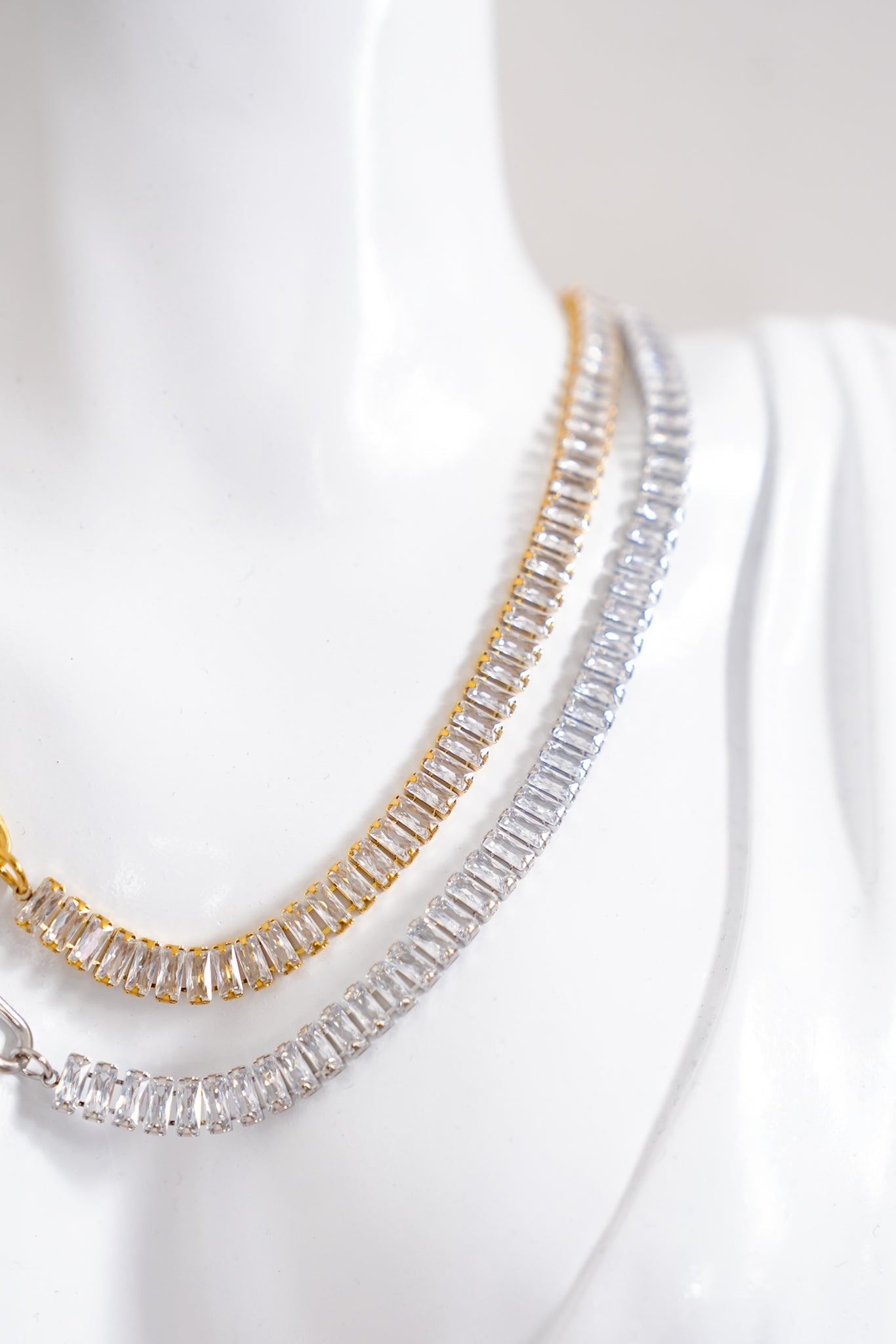 Lauren Kenzie Crystal Link Necklace