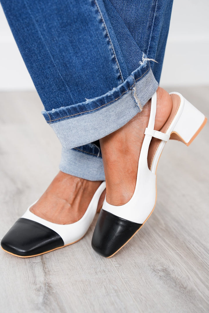 Slingback Pump with Block Heel
