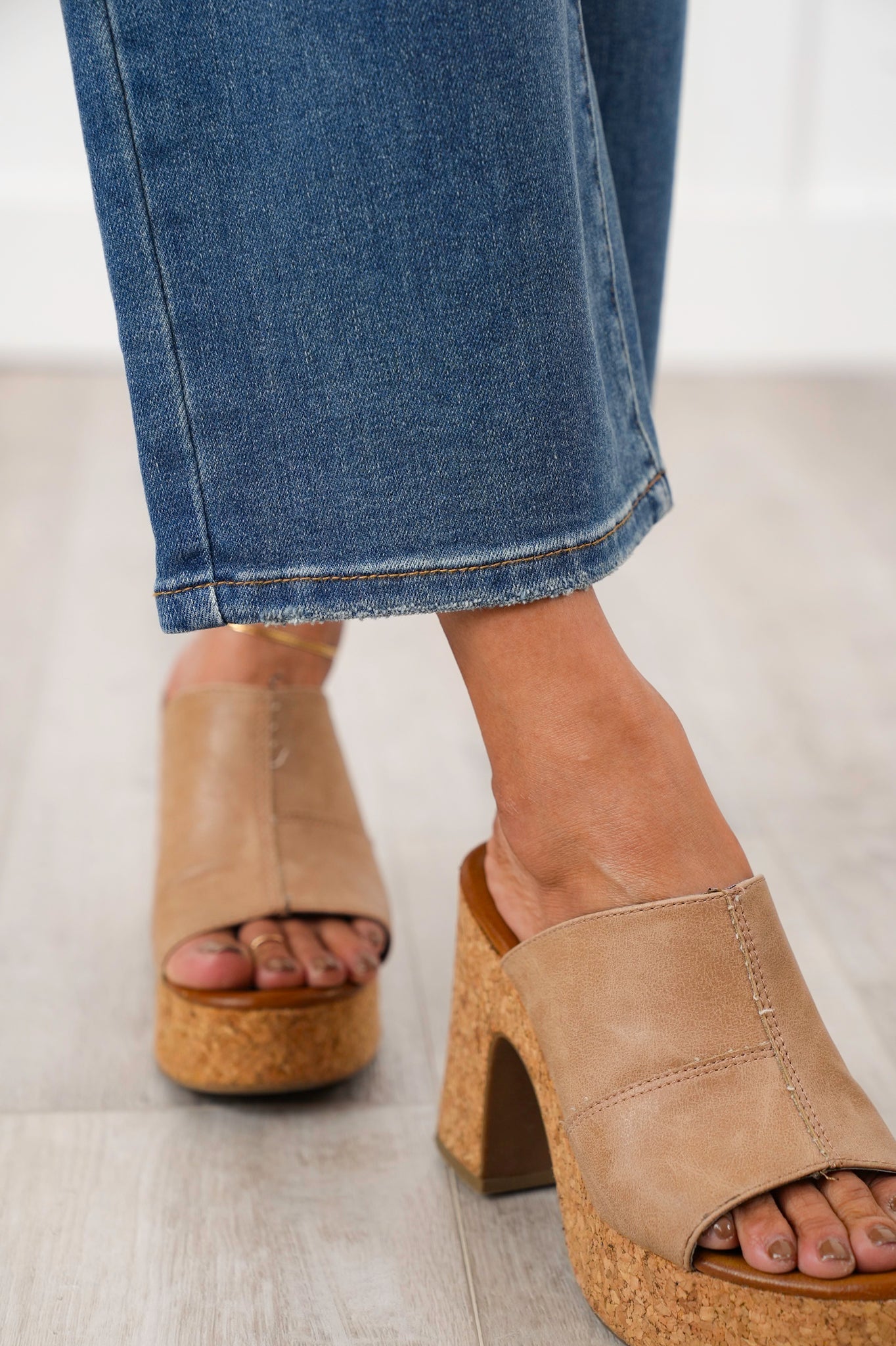Judy Blue The Perfect Fit High Rise Wide Leg Crop Jeans