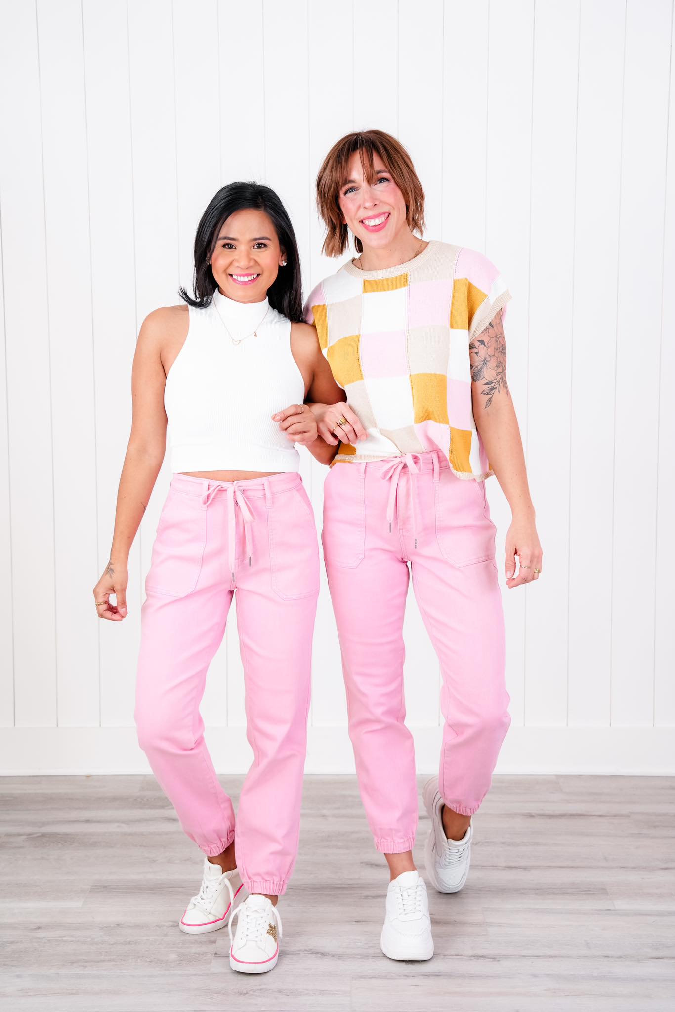 Judy Blue Airplane Mode High Rise Light Pink Jogger