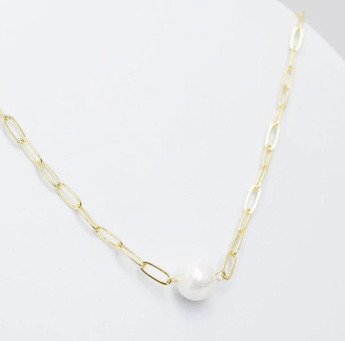 Treasure Jewels Single Pearl Necklace