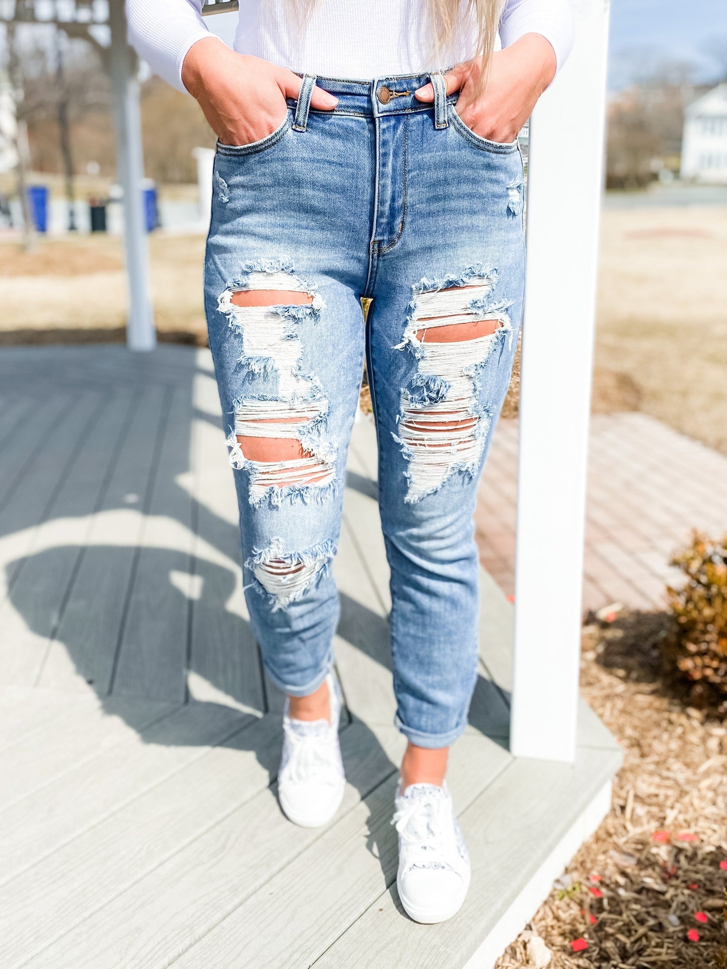 Judy Blue Mommin' Ain't Easy Jeans