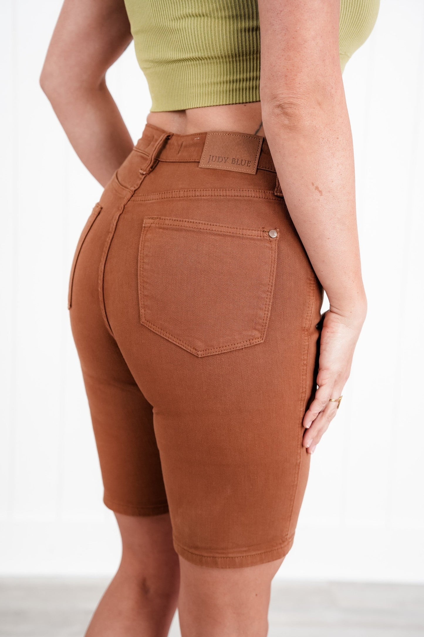 Judy Blue Rock Your Body Tummy Control Bermuda Shorts