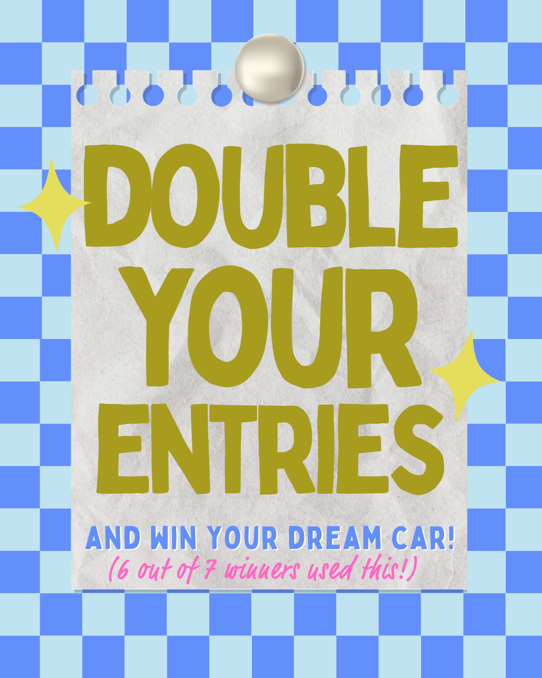 Double Your Entries to WIN!! - Freckled Poppy