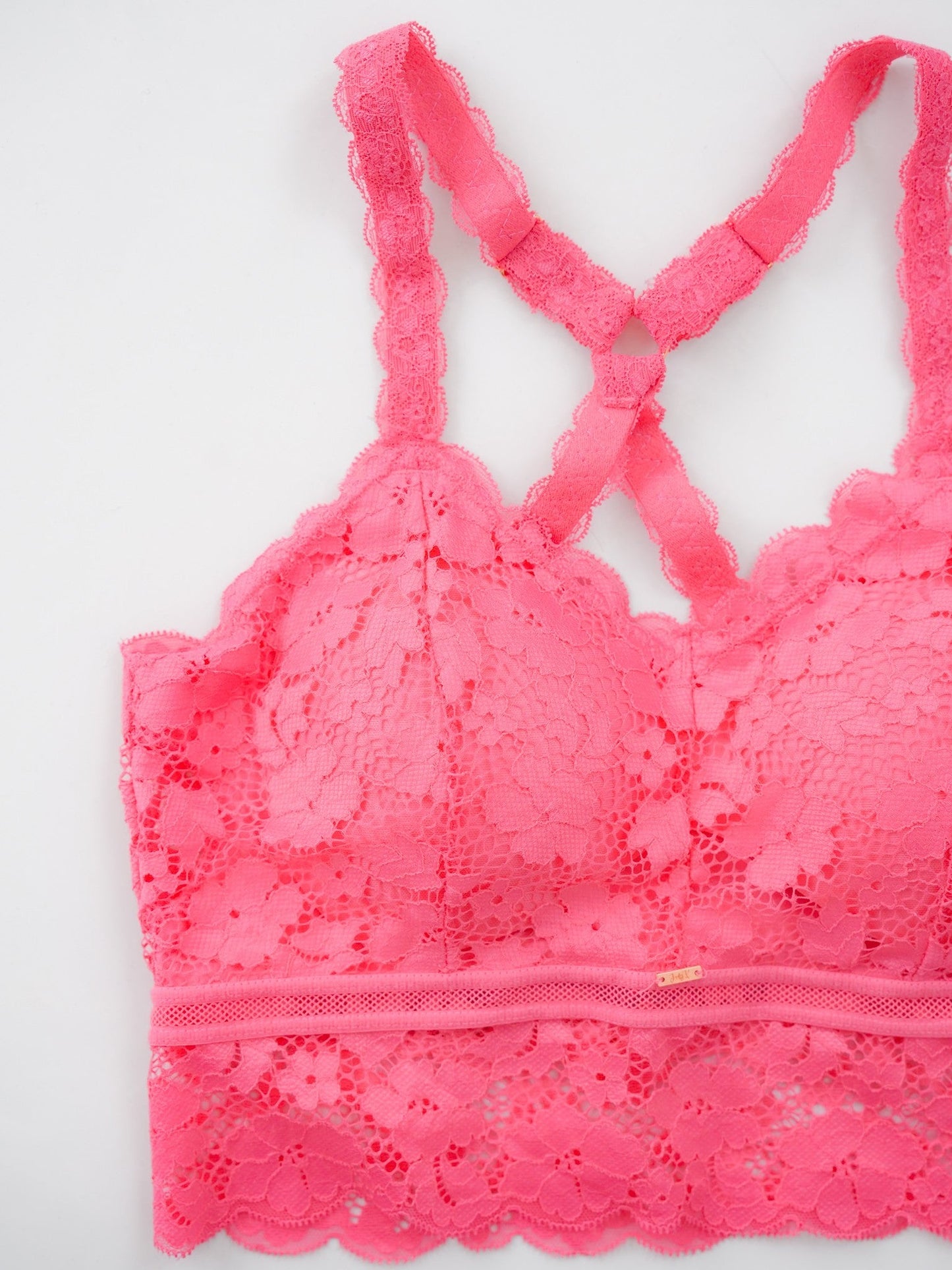 Restocks!! Plus/Reg Lace Racerback Bralette With Adjustable Straps (Multiple Colors)
