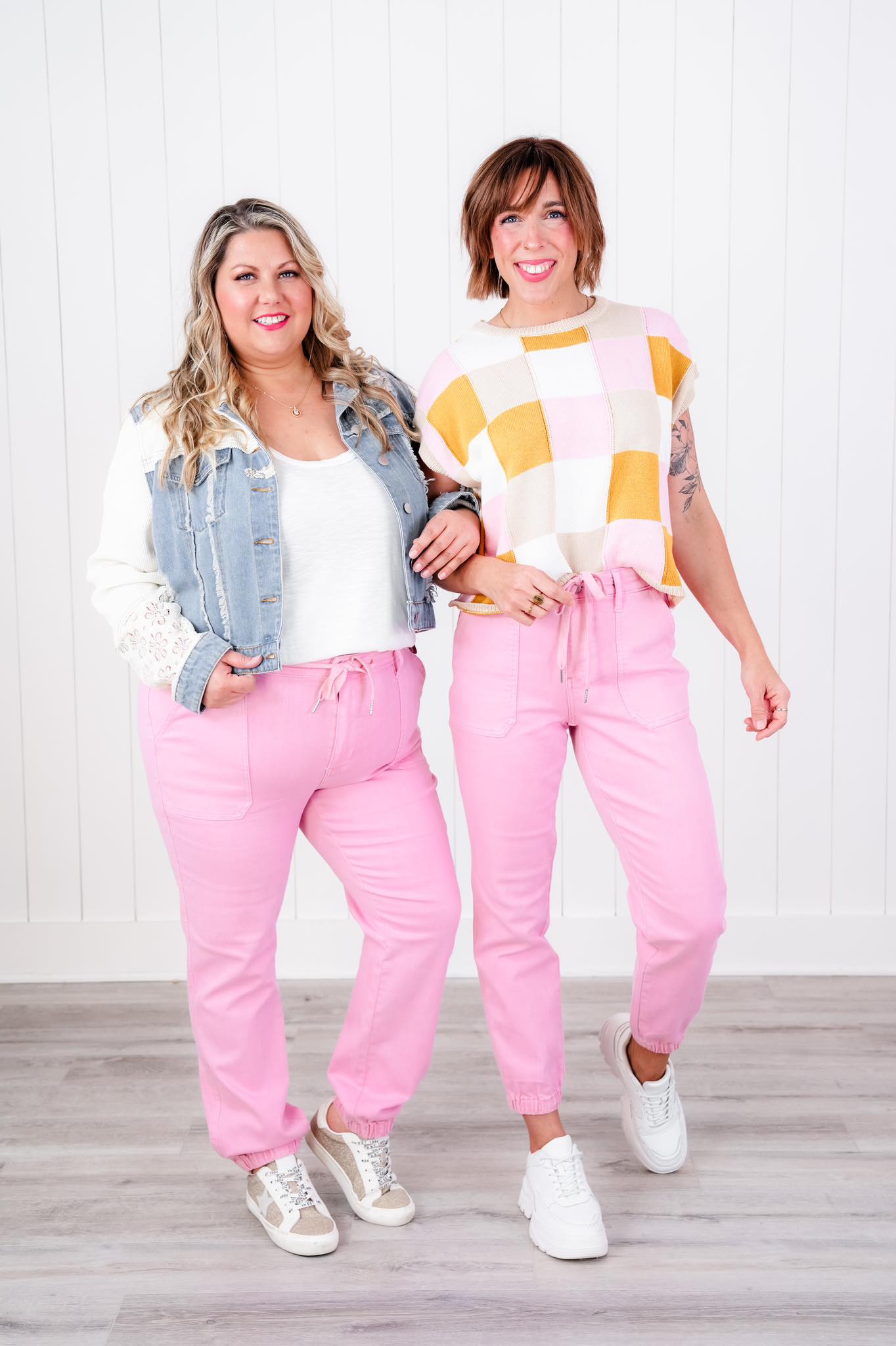 Judy Blue Airplane Mode High Rise Light Pink Jogger