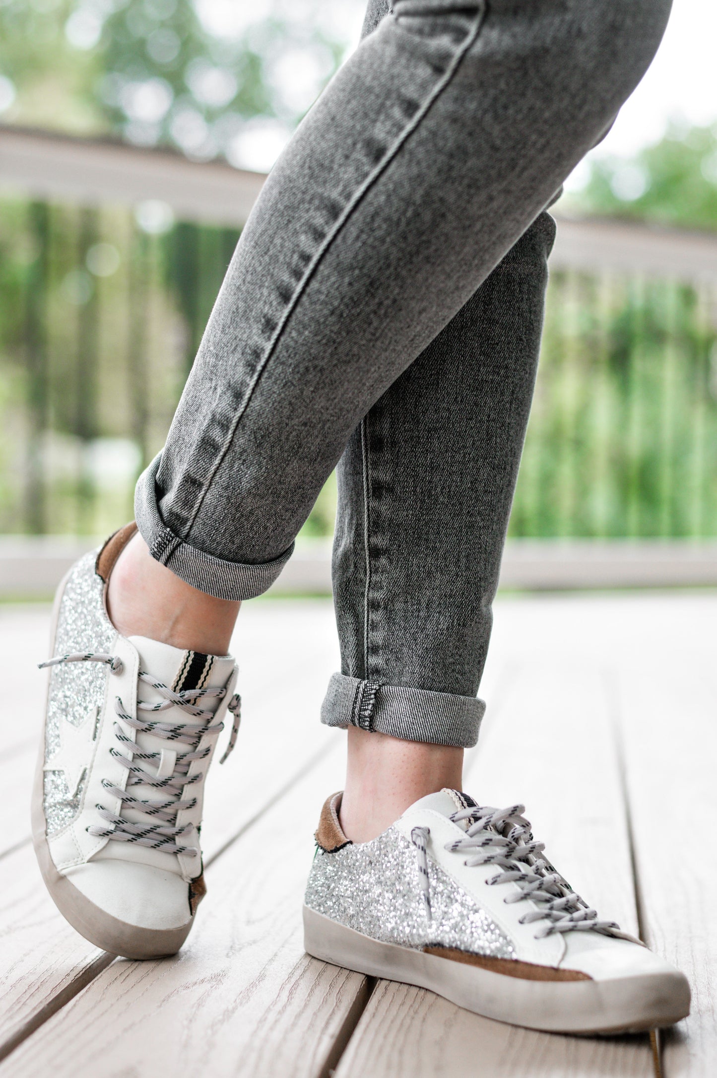 KanCan Trend Setter Grey Non-Distressed Super Skinny Jeans