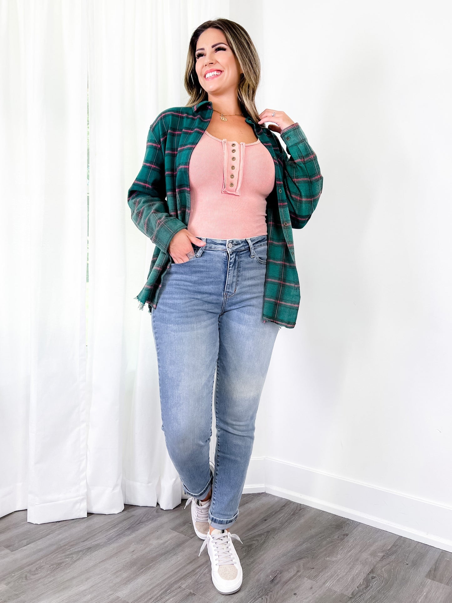 Judy Blue Hi Waist Board Meeting Vintage Wash Boyfriend