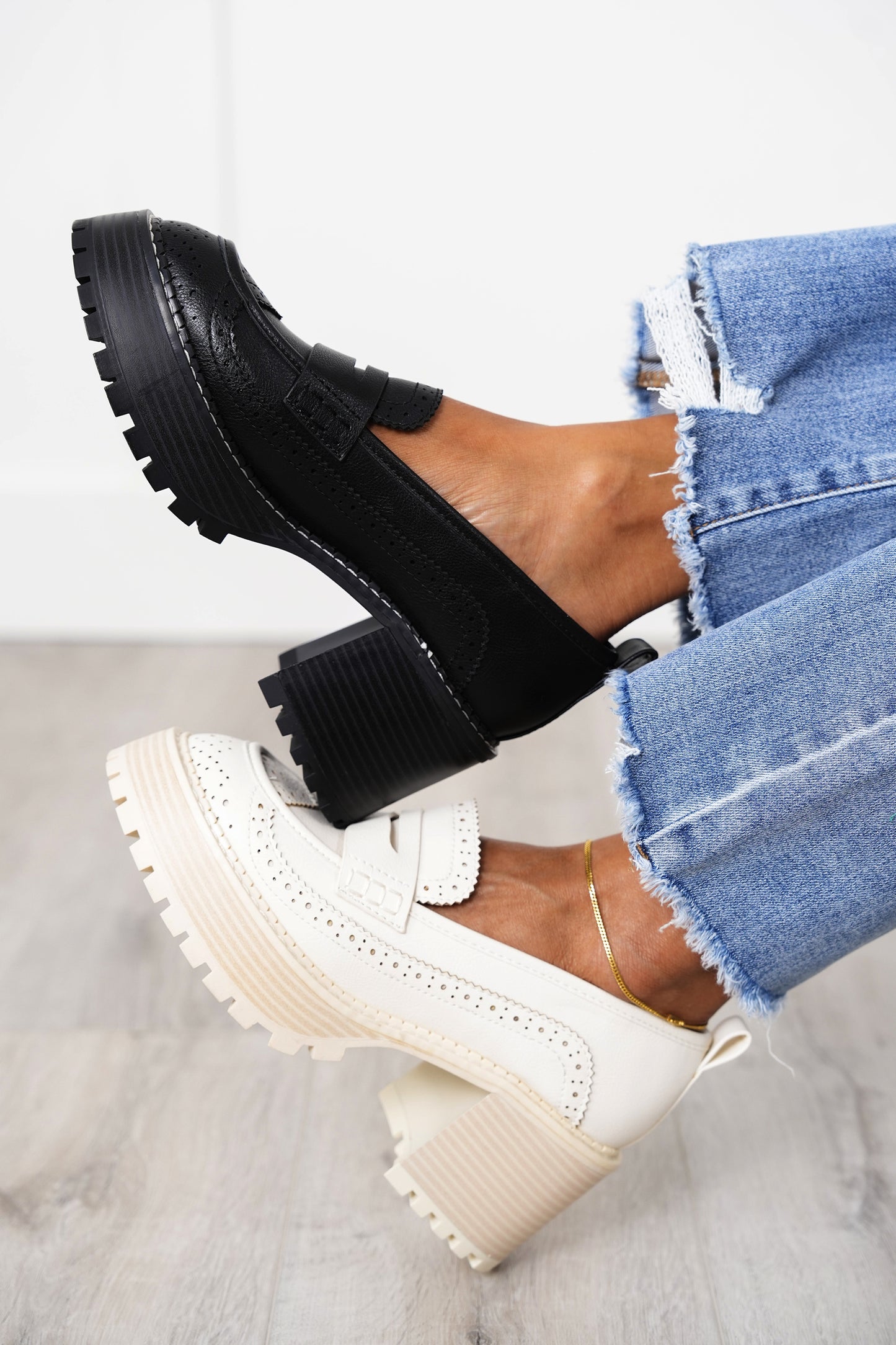 MIA Platform Lug Sole Loafers