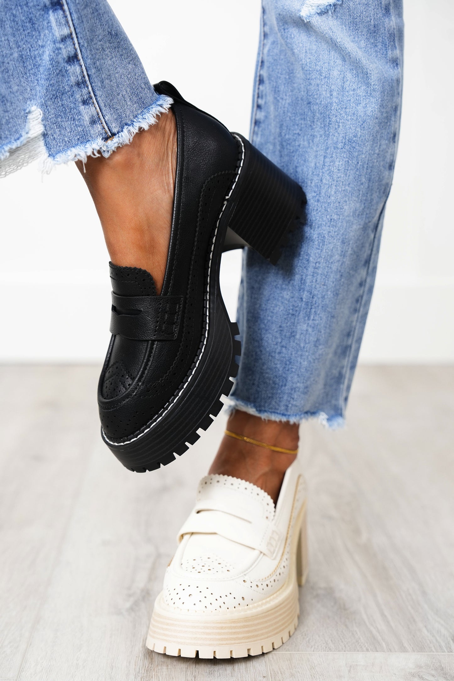 MIA Platform Lug Sole Loafers