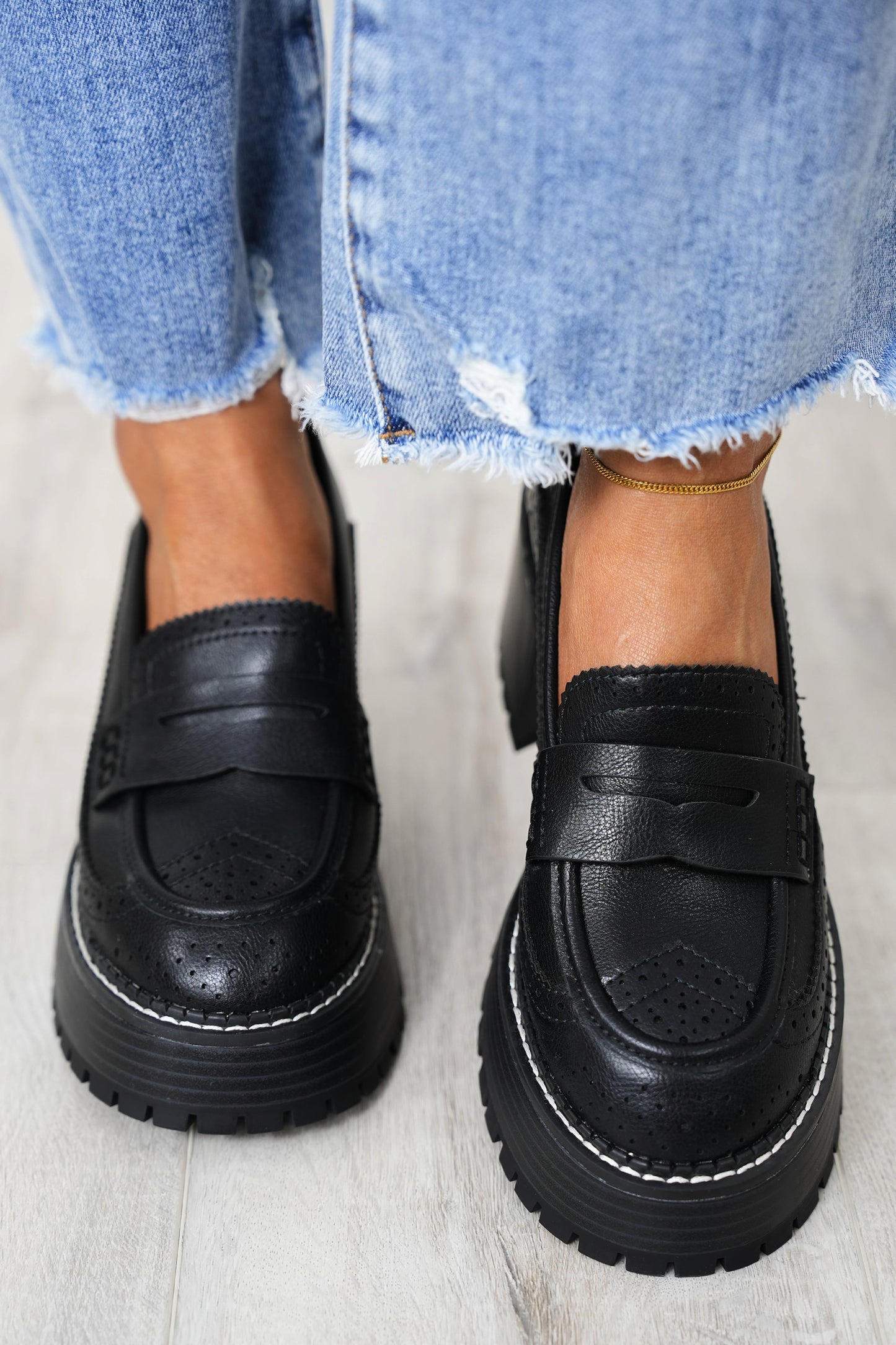 MIA Platform Lug Sole Loafers