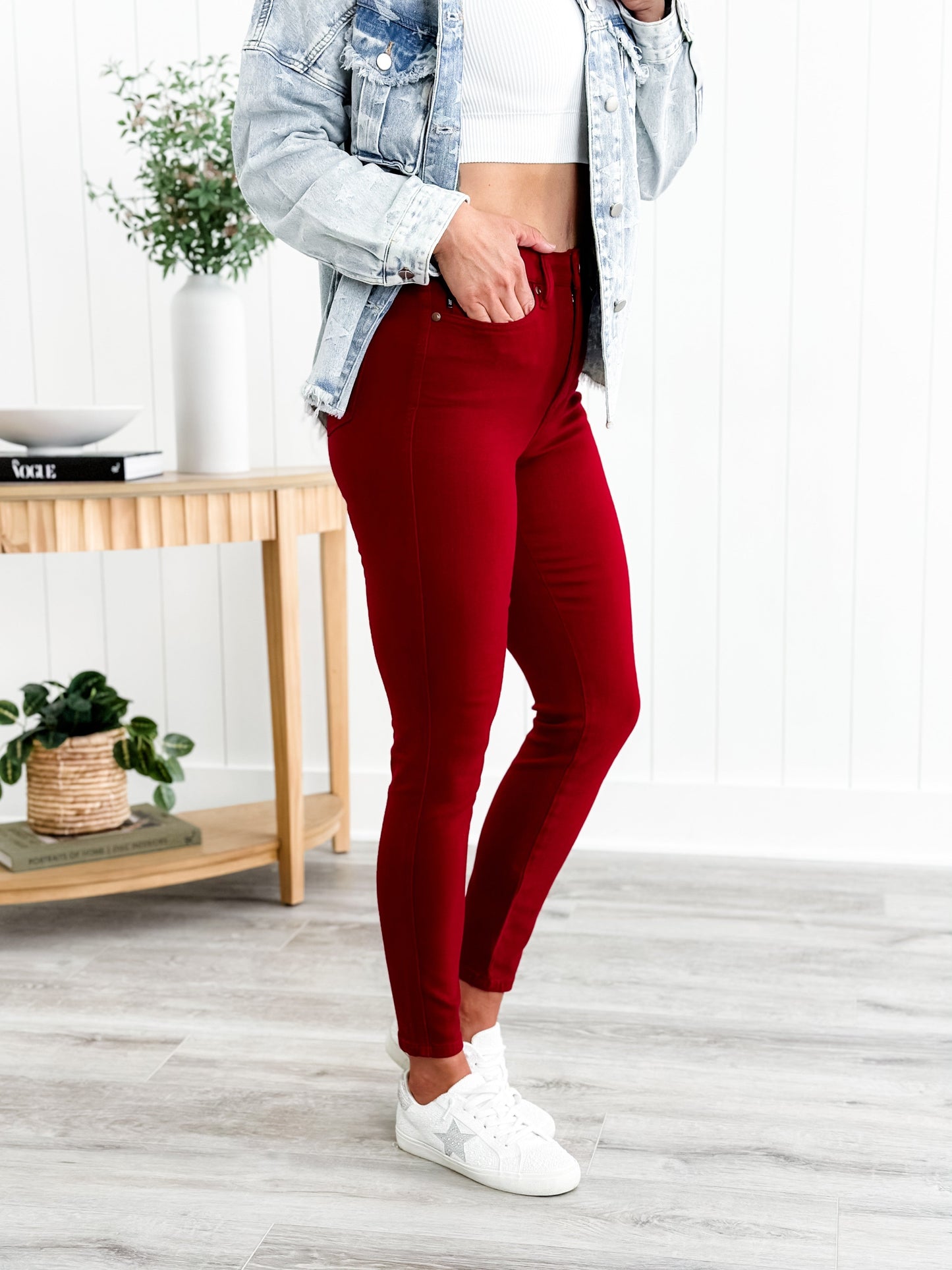 Judy Blue Scarlet Letter High Rise Tummy Control Skinny Jeans