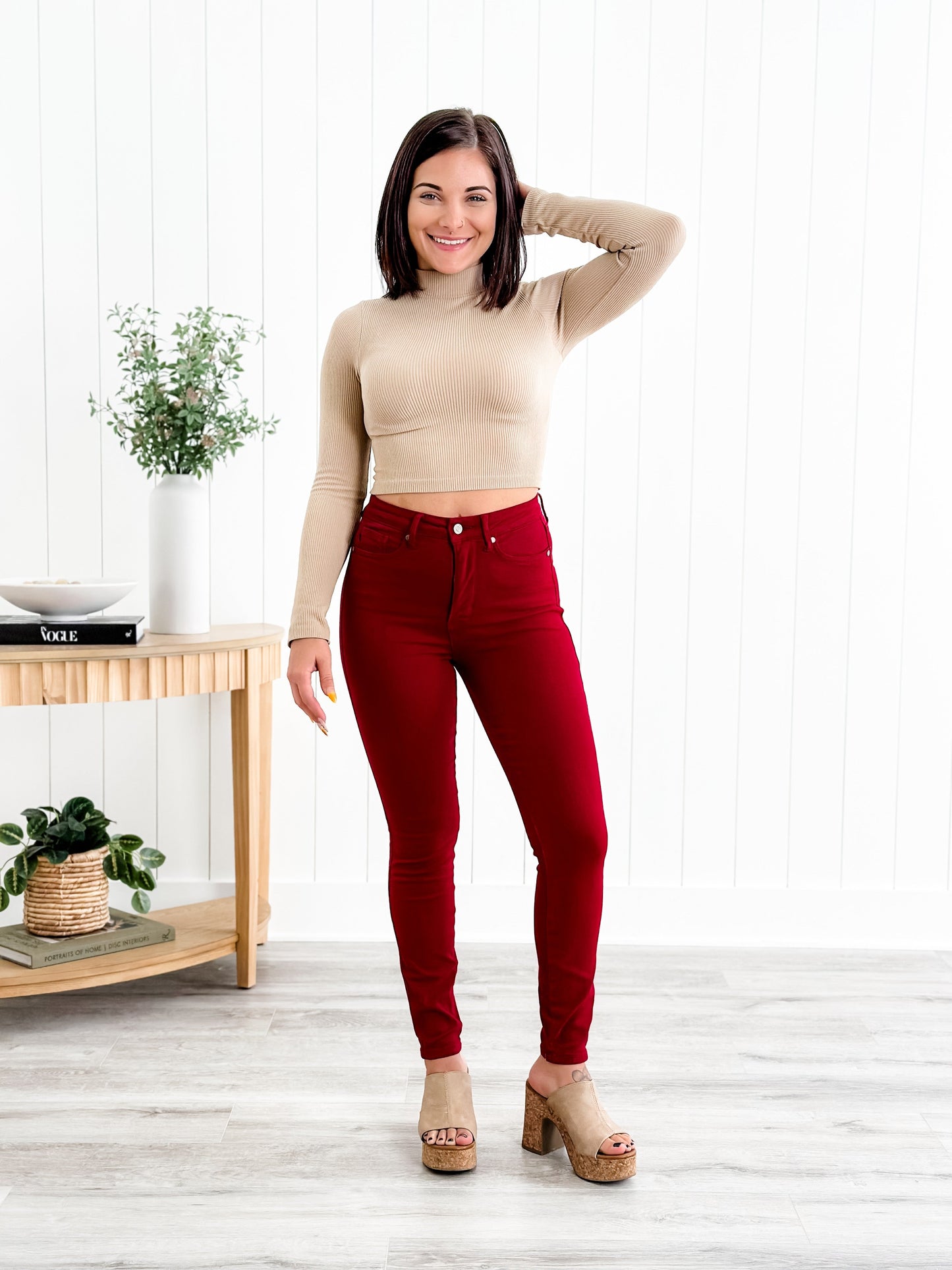 Judy Blue Scarlet Letter High Rise Tummy Control Skinny Jeans