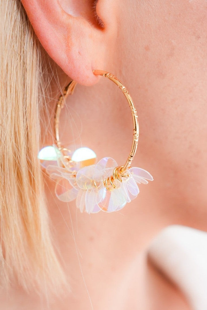 Love, Poppy Shaker Hoop Earrings