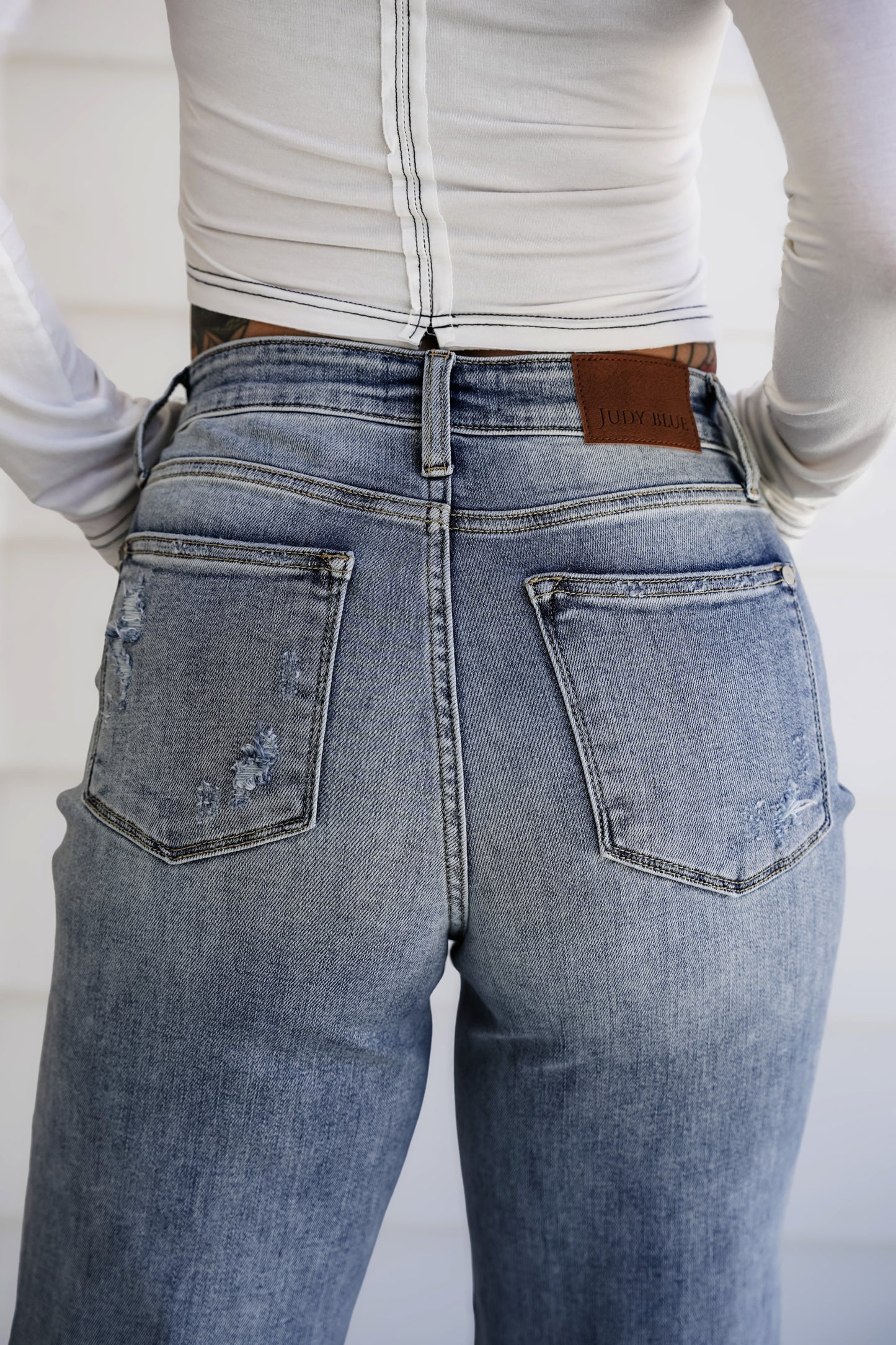 Judy Blue Total Obsession High Rise Straight Leg Jeans