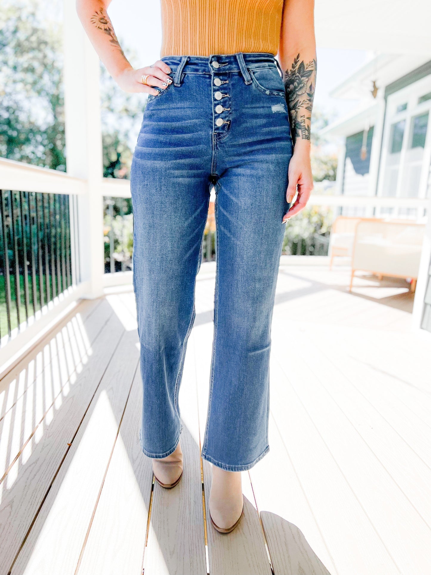 Vervet Main Super High Rise Wide Leg