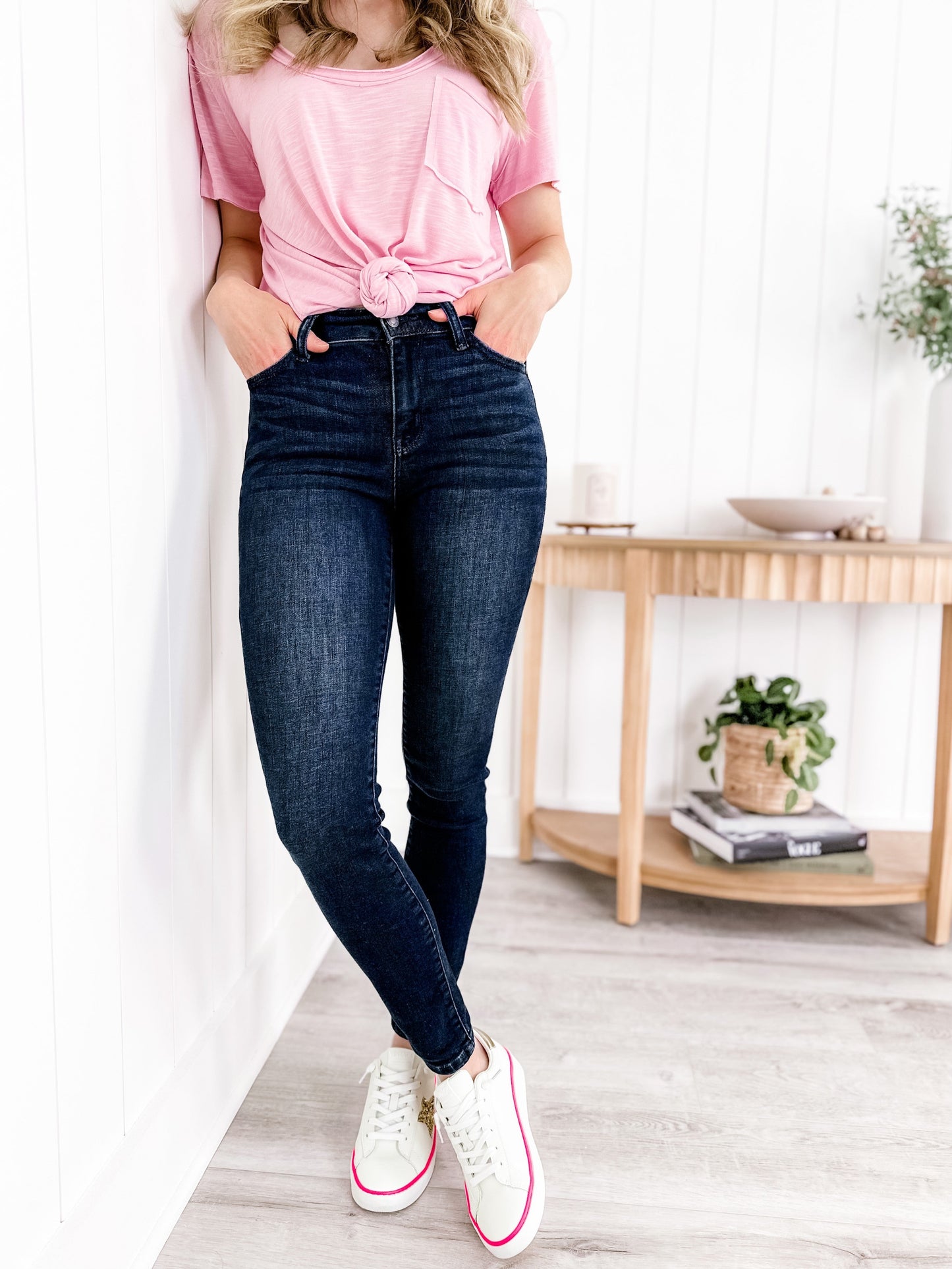 Judy Blue Everyday Wear 2.0 High Waist Non-Distressed Skinny Jeans