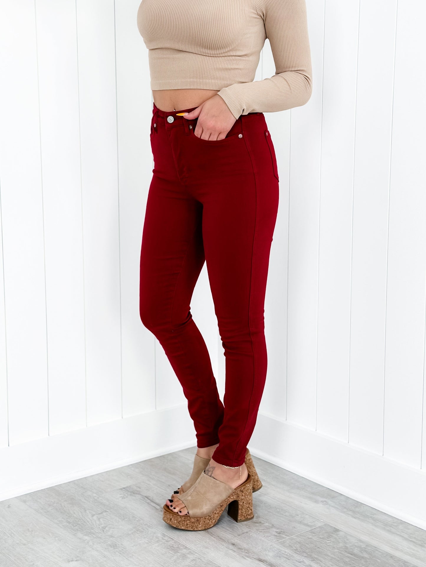 Judy Blue Scarlet Letter High Rise Tummy Control Skinny Jeans