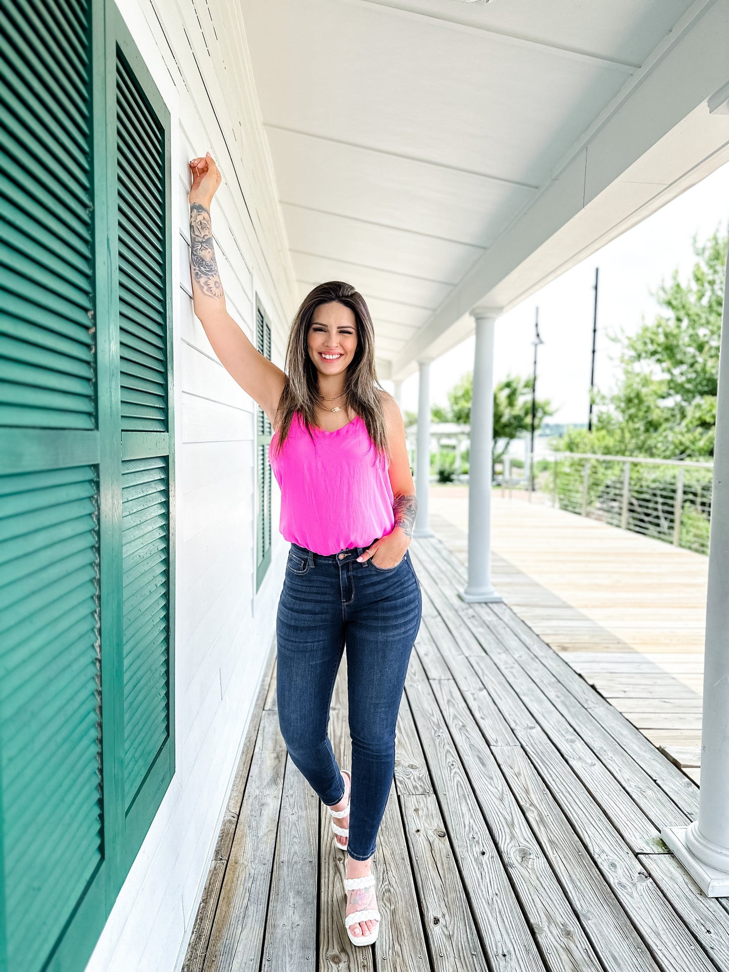 Judy Blue Sweet Escape Dark Wash Relaxed Fit Jeans