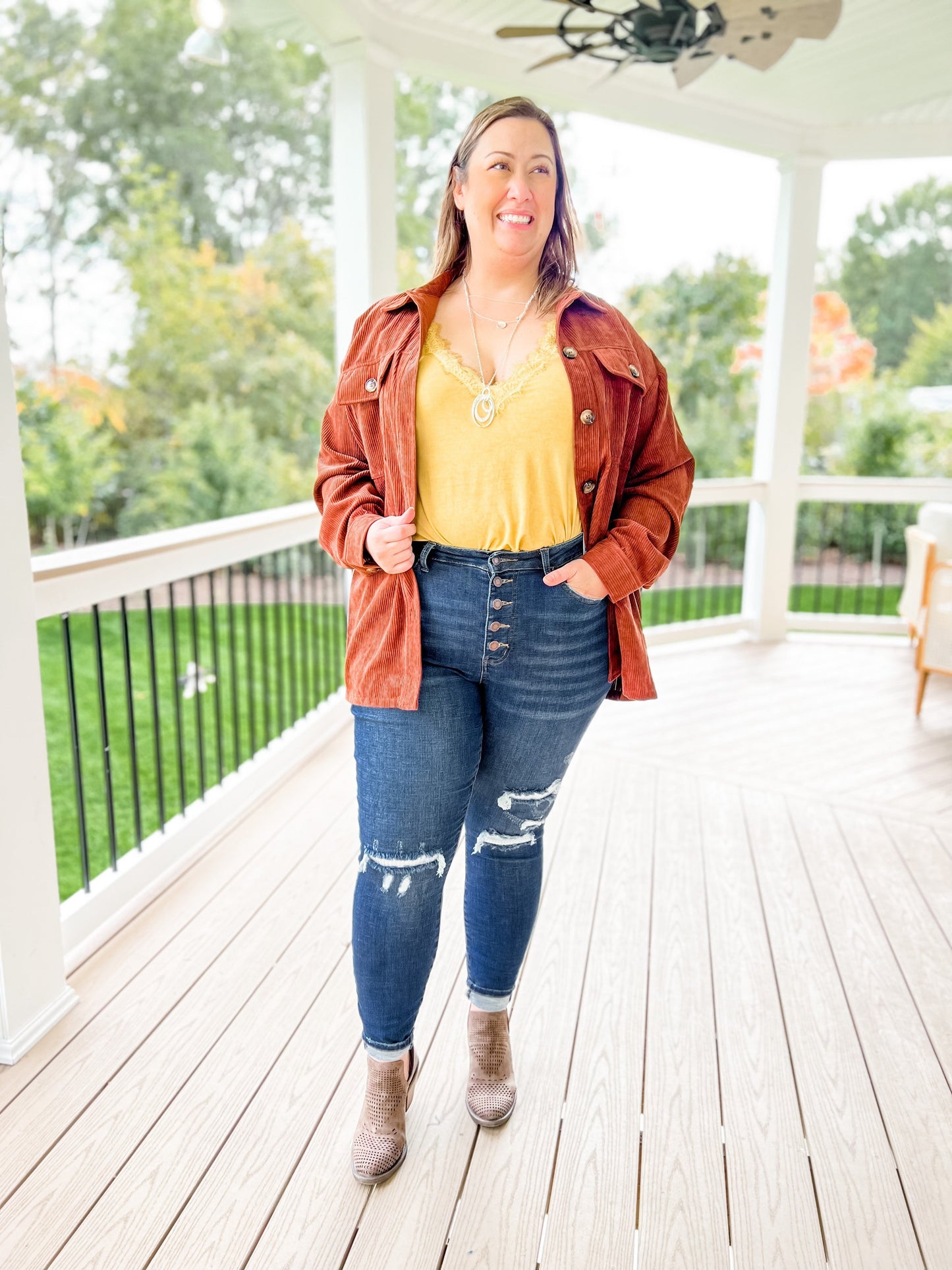 Judy Blue Mid Rise skinny Thermal Patch (Multiple Lengths)