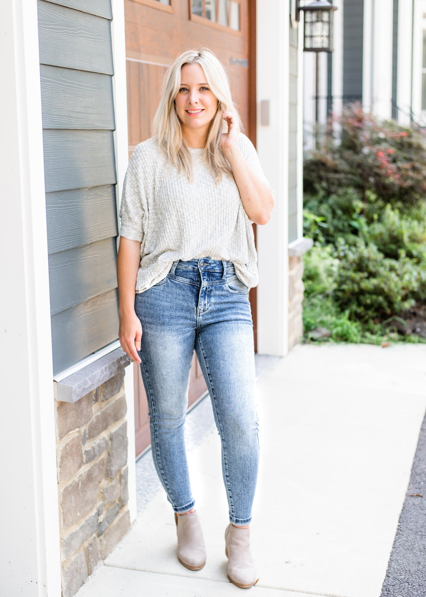 Judy Blue Breakfast Club Front Yoke Non-Distressed Skinny Jean