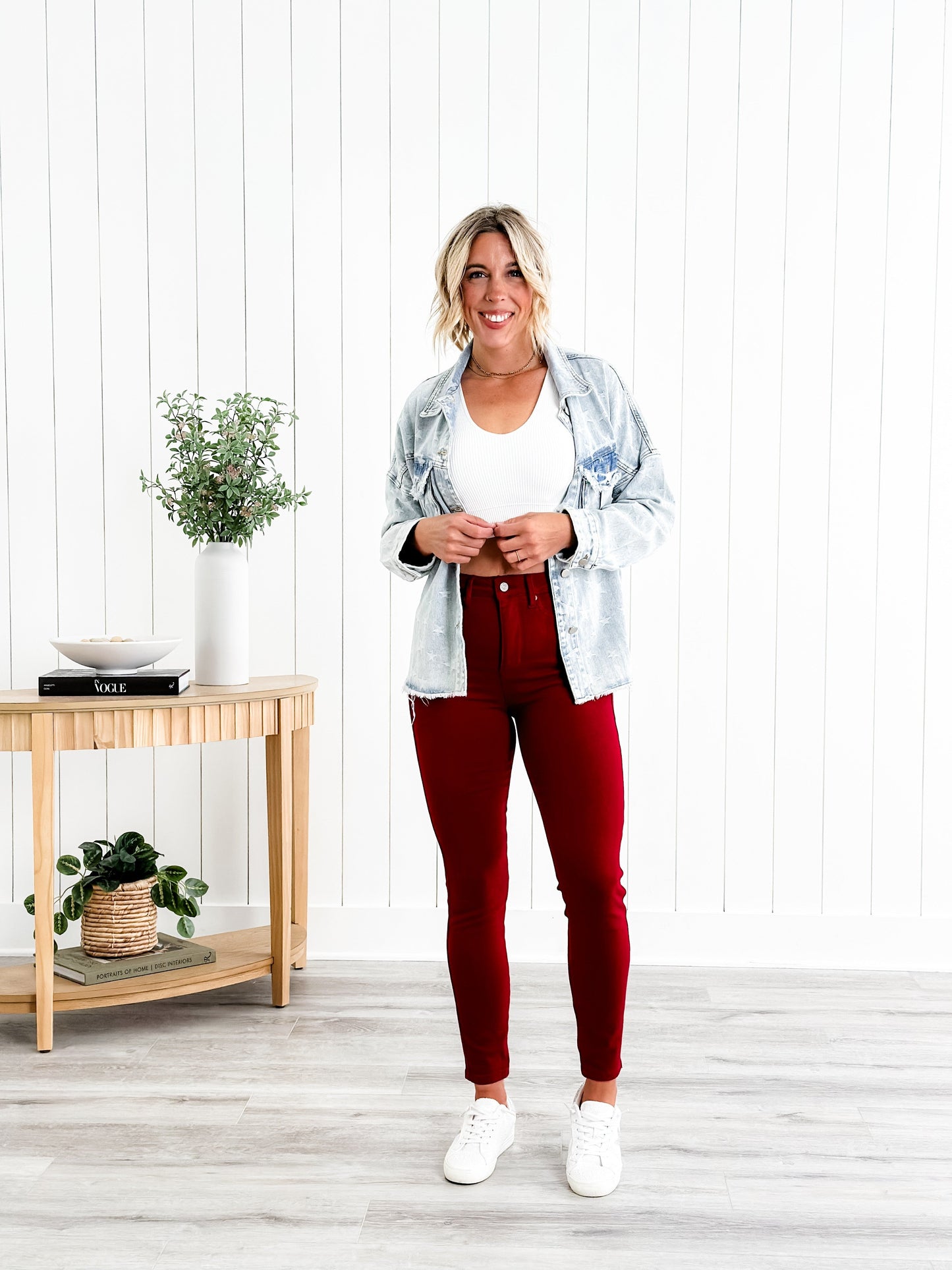 Judy Blue Scarlet Letter High Rise Tummy Control Skinny Jeans