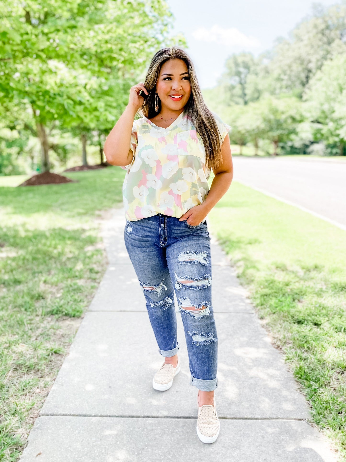 Judy Blue Put a Ring On It Boyfriend Jeans