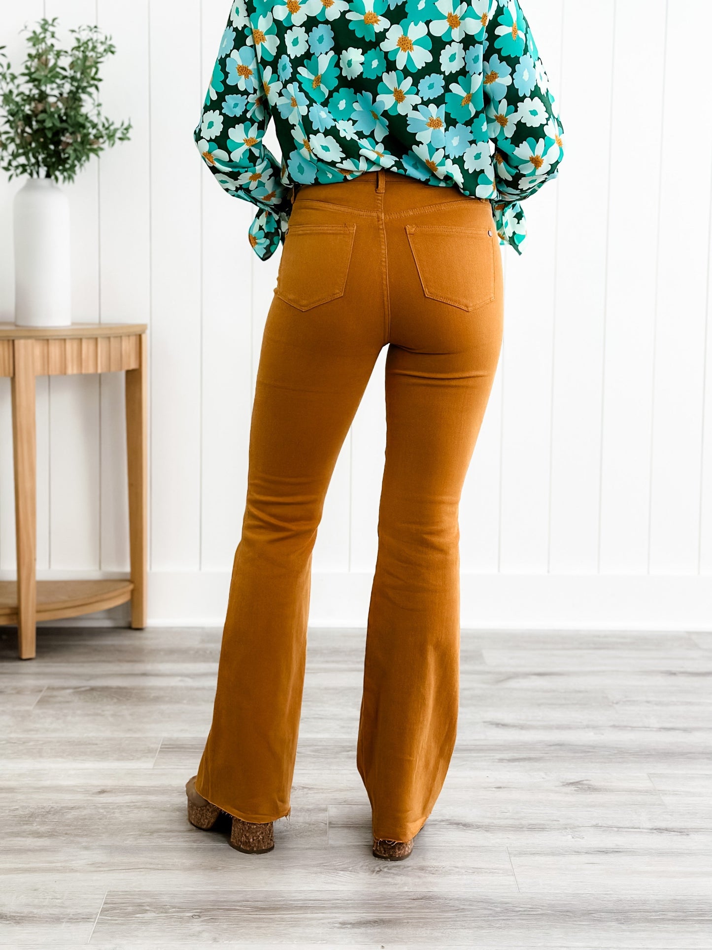 Judy Blue Goldilocks Marigold High Rise Tummy Control Flare Jeans