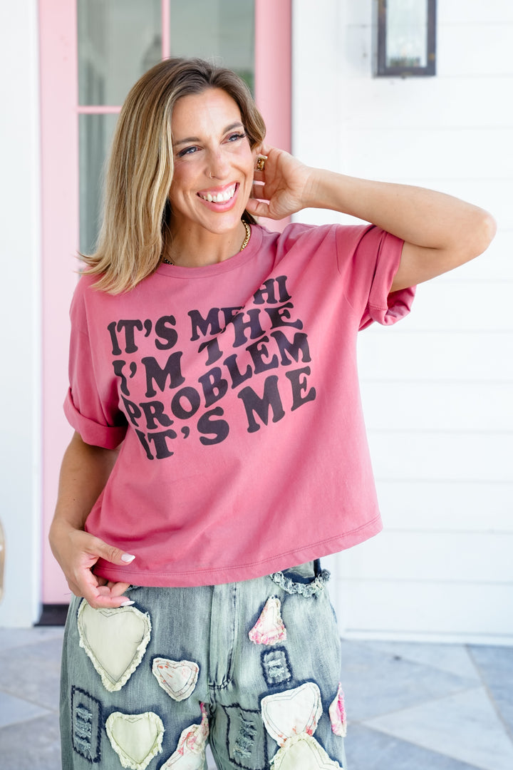 Plus/Reg Short Sleeve "I'm the Problem" Graphic Tee
