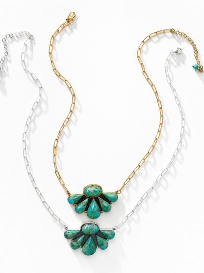 BOHO SOL Large Half Cluster Necklace