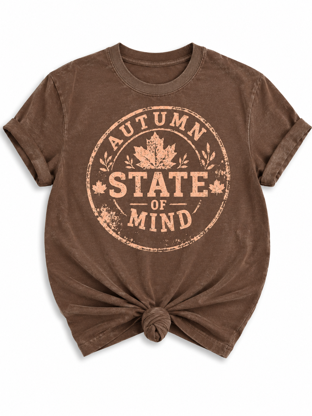 Plus/Reg Short Sleeve Autumn State of Mind Graphic Tee