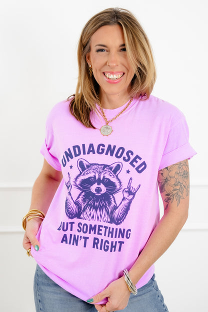Plus/Reg Short Sleeve "Undiagnosed" Graphic Tee