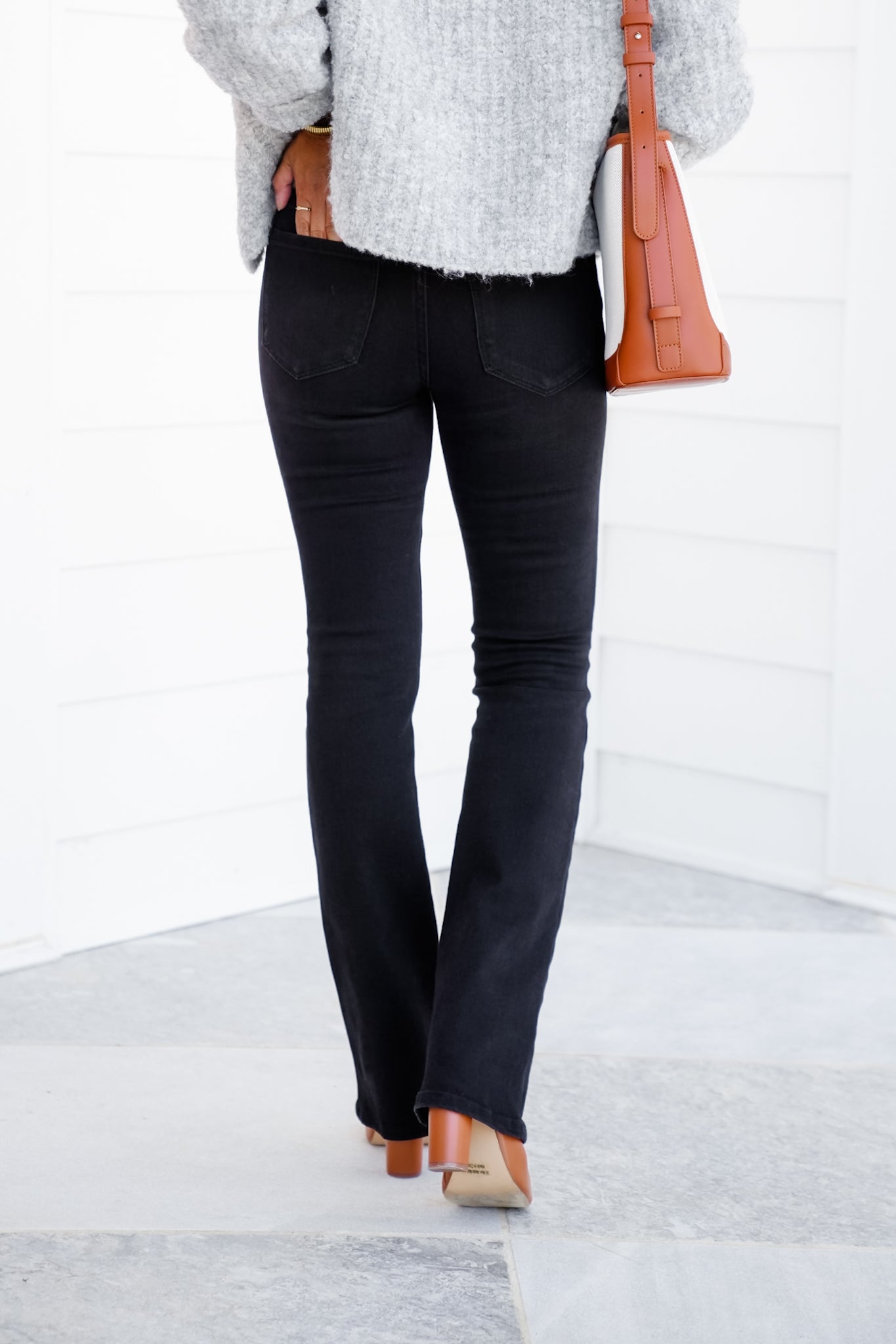 Lovervet Mid Rise Black Bootcut Jeans