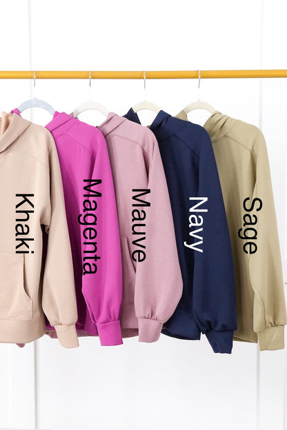 Door Buster! Plus/Reg Long Sleeve Pullover Hoodie with Kangaroo Pocket