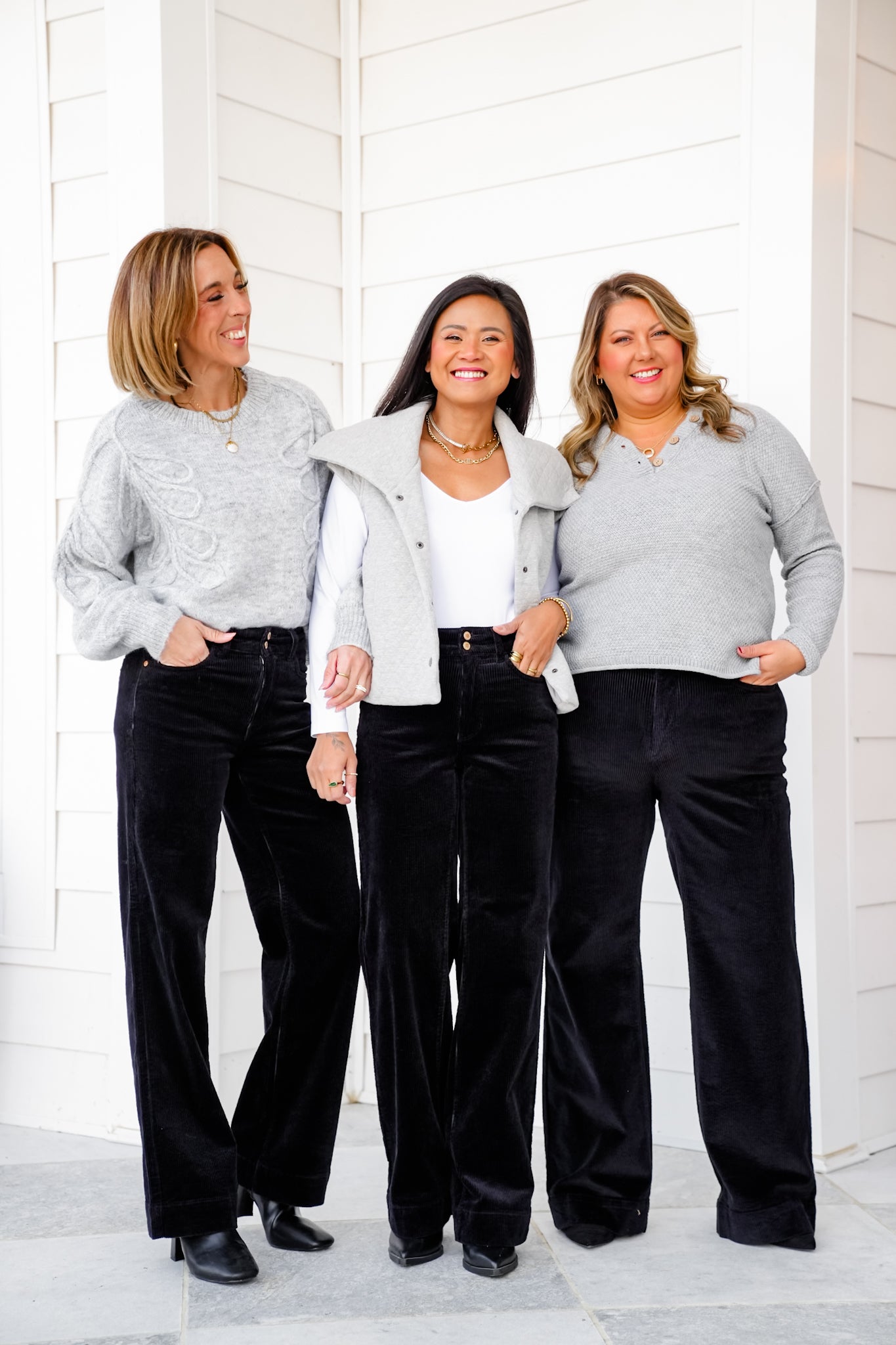 Judy Blue High Rise Black Corduroy Wide Leg Trouser