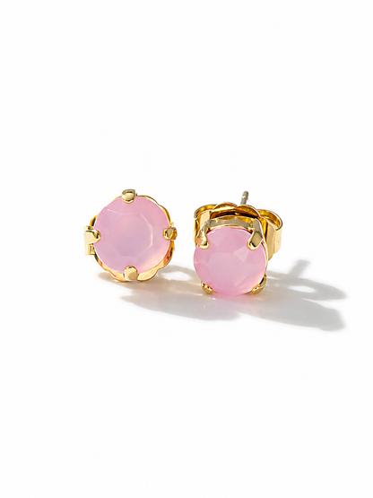 TOVA Oakland Studs Crystal Gold Plated Earrings