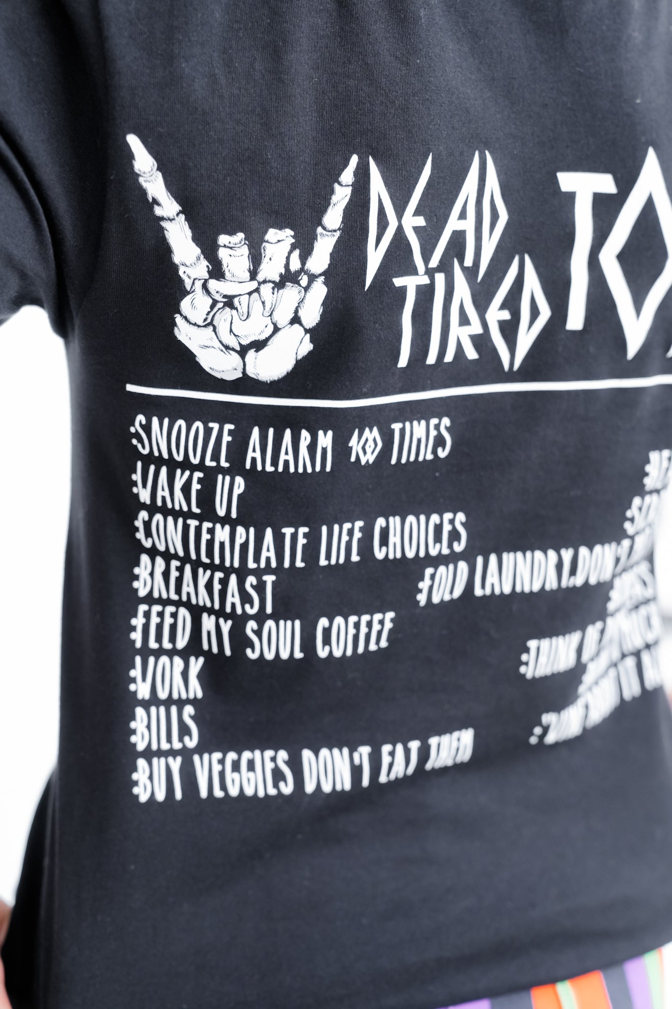 Plus/Reg Short Sleeve "Adulthood The Dead Tired Tour" Graphic Tee