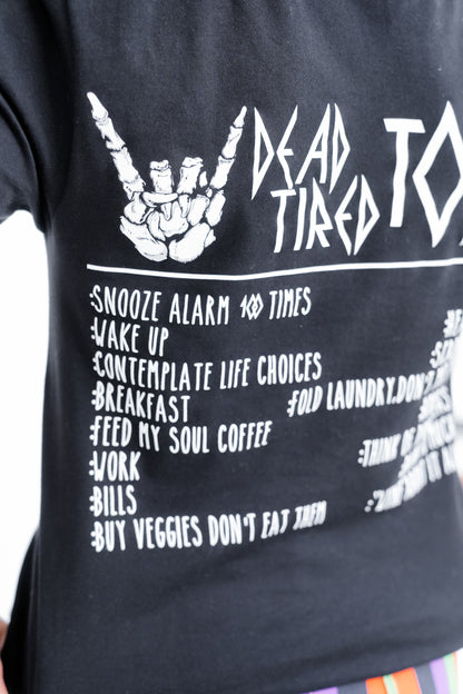 Plus/Reg Short Sleeve "Adulthood The Dead Tired Tour" Graphic Tee