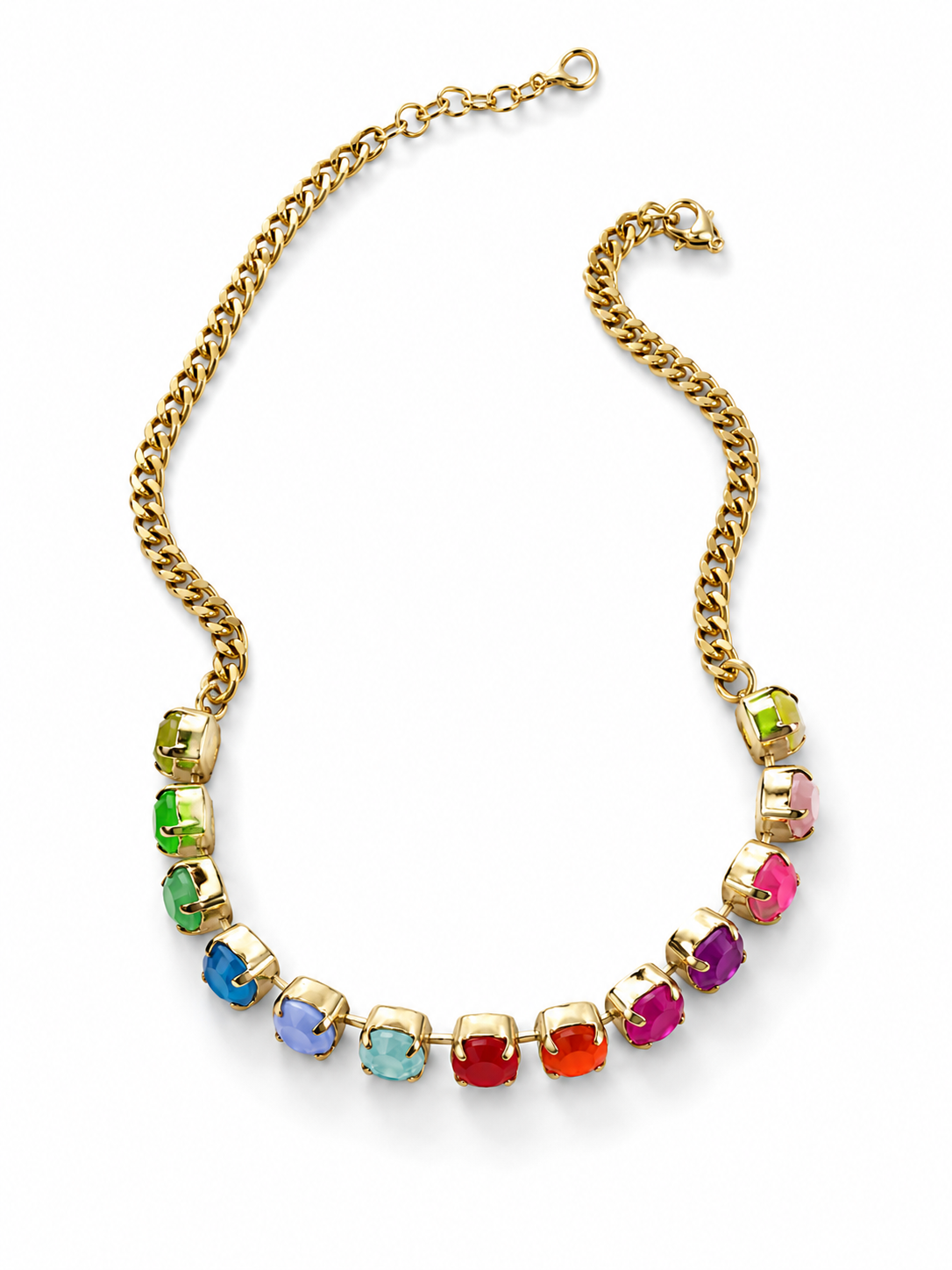 TOVA Mini Oakland Crystal Necklace In Electric Cowboy Fairy