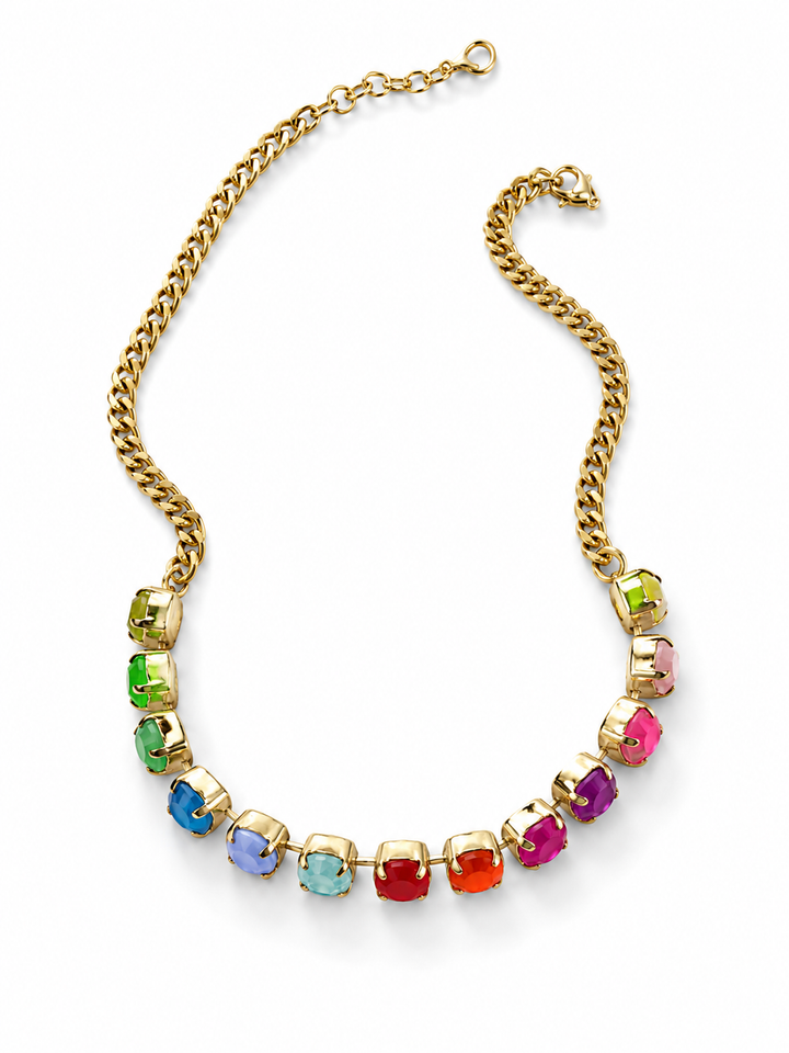 TOVA Mini Oakland Crystal Necklace In Electric Cowboy Fairy