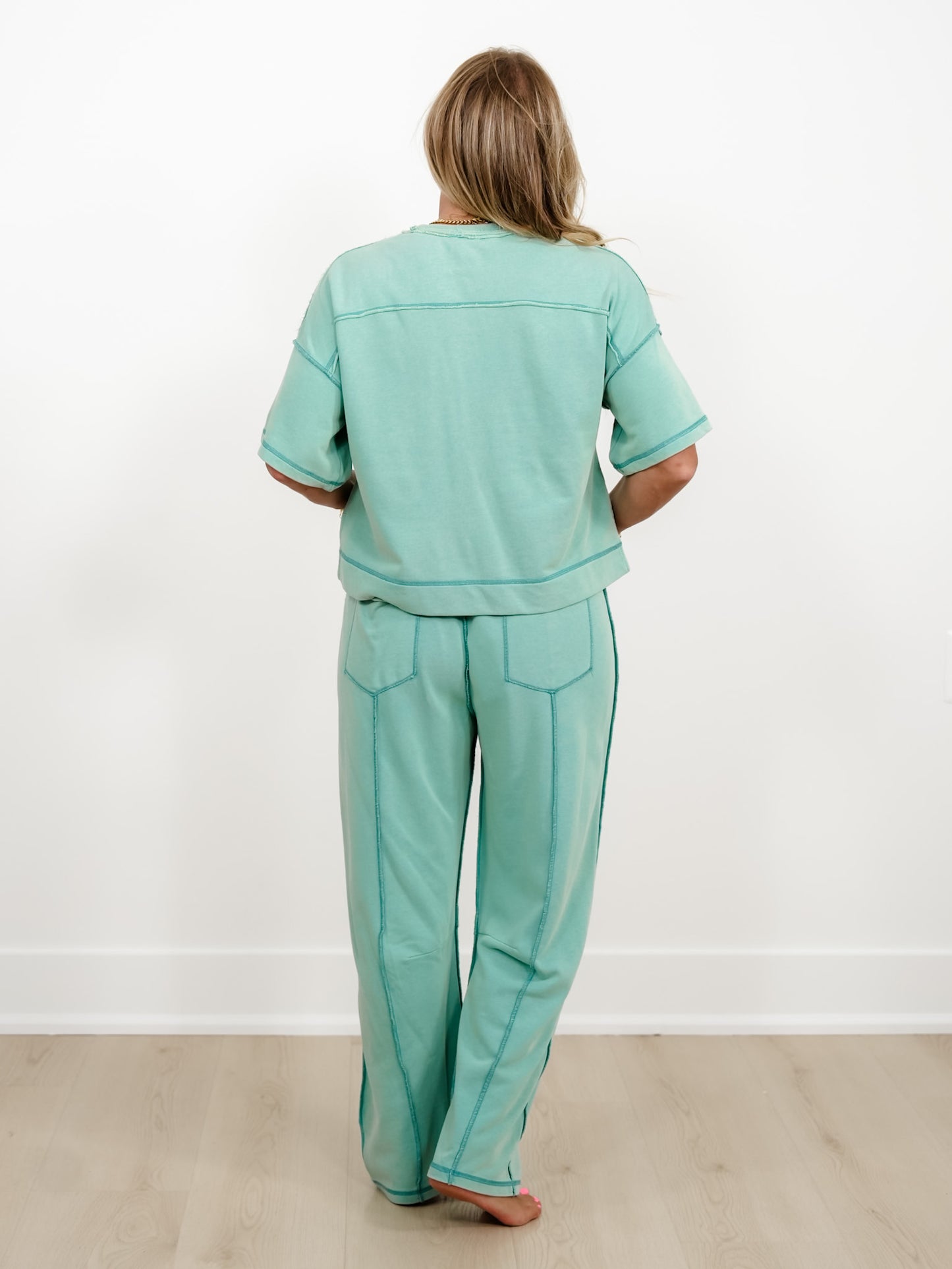 Restock! Short Sleeve Top and Cropped Pant Set