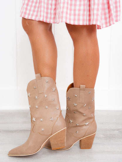 Star Studded Western Boots
