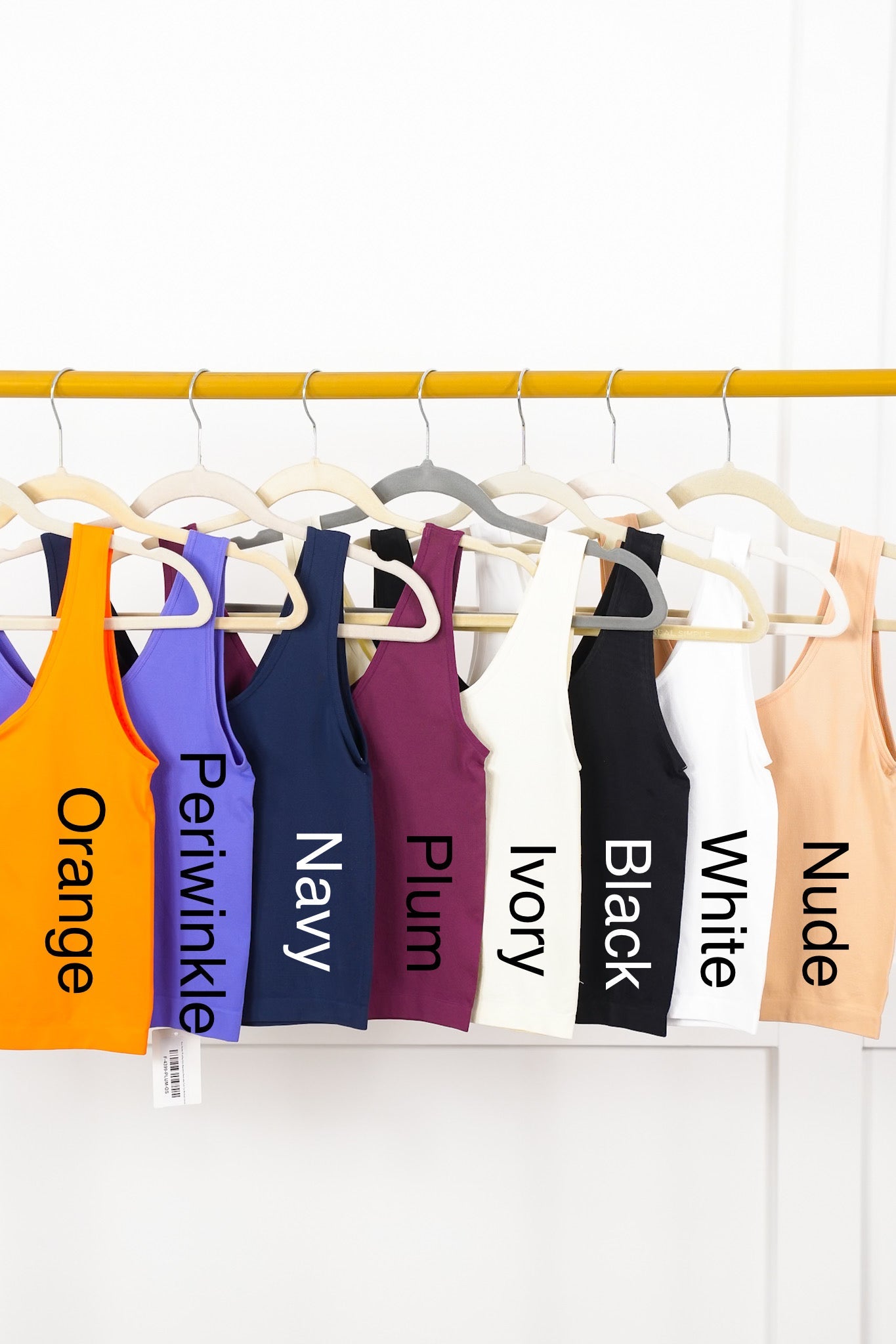 Door Buster! Plus/Reg Solid Sleeveless Reversible Tank Top