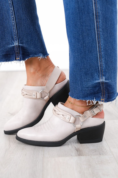 Blowfish Western Style Braided Strap Mule