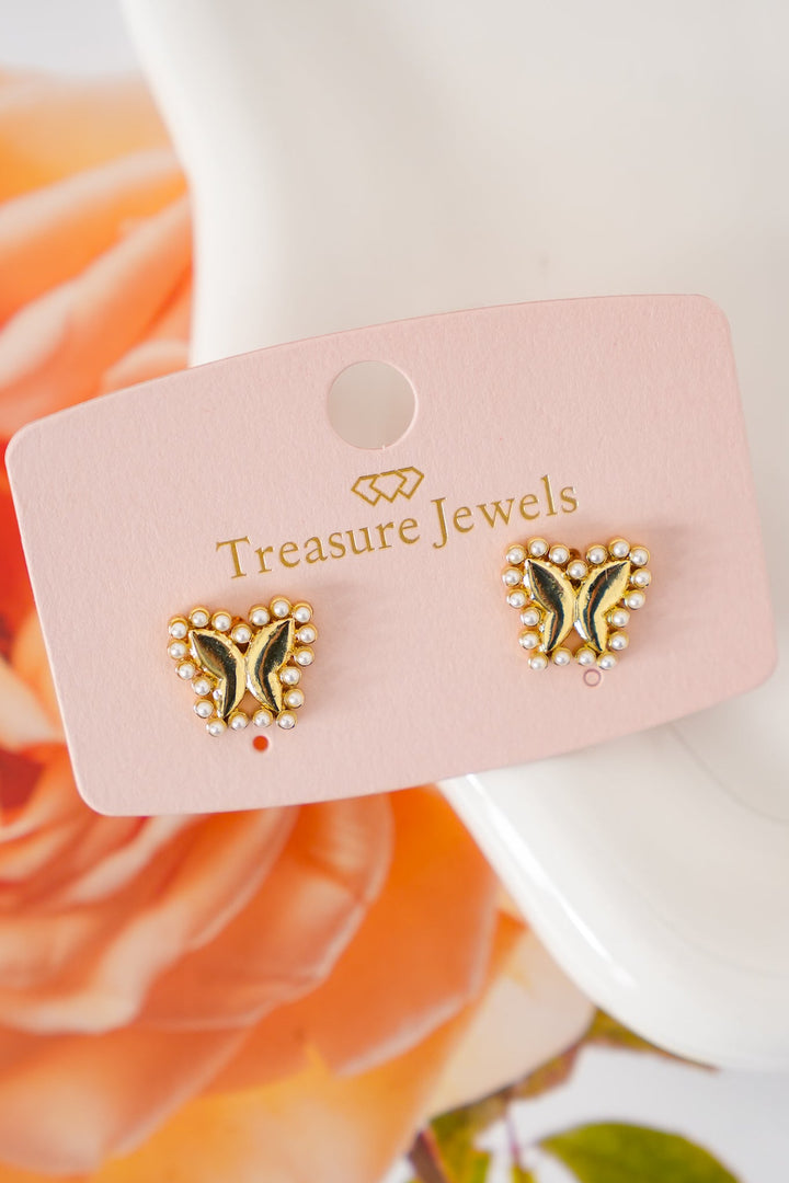 Treasure Jewels Fairy Pearl Studs