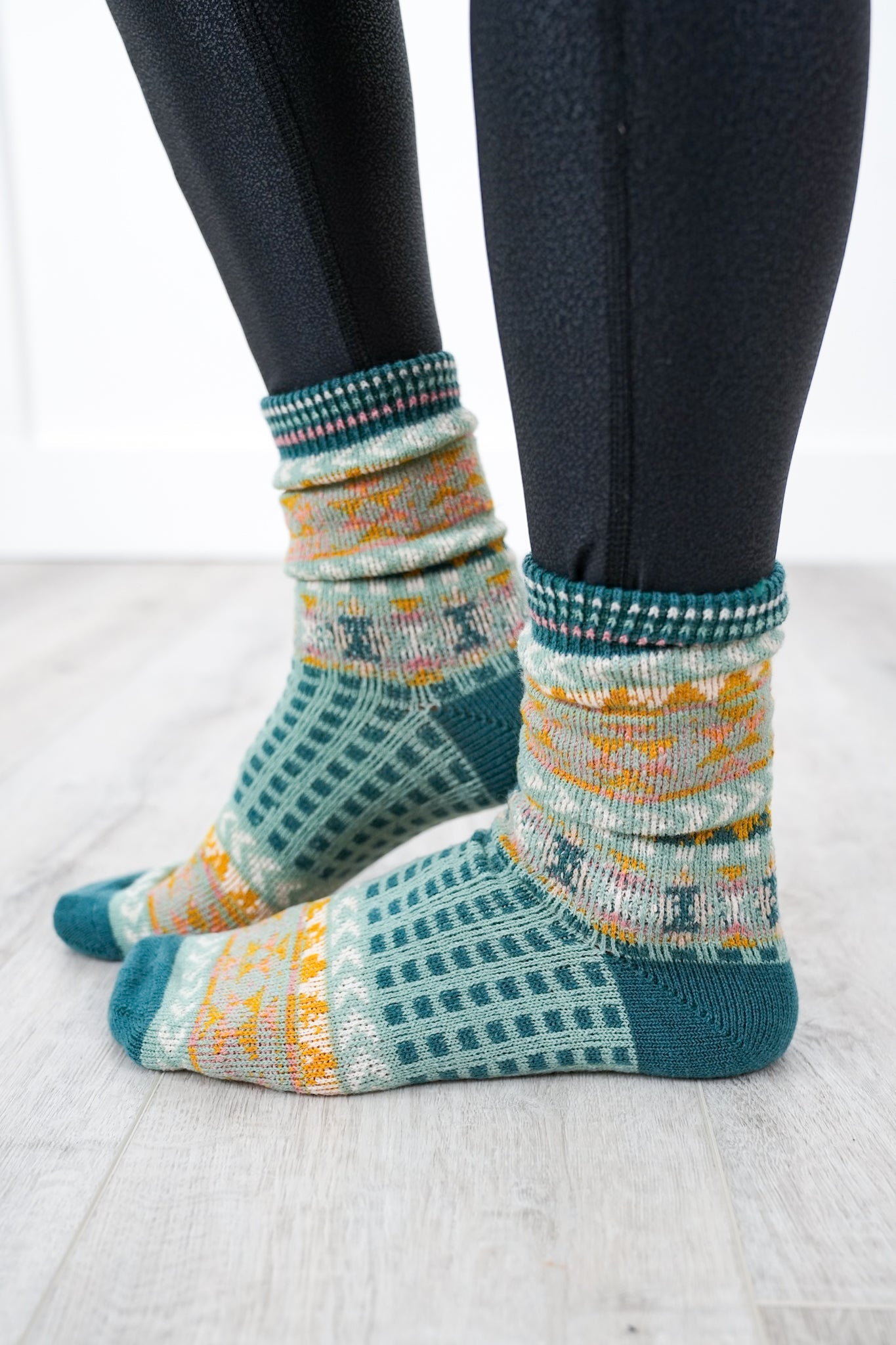 Restock! Geometric Graphic Crew Socks