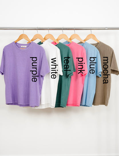 Acid Wash Short Sleeve Top